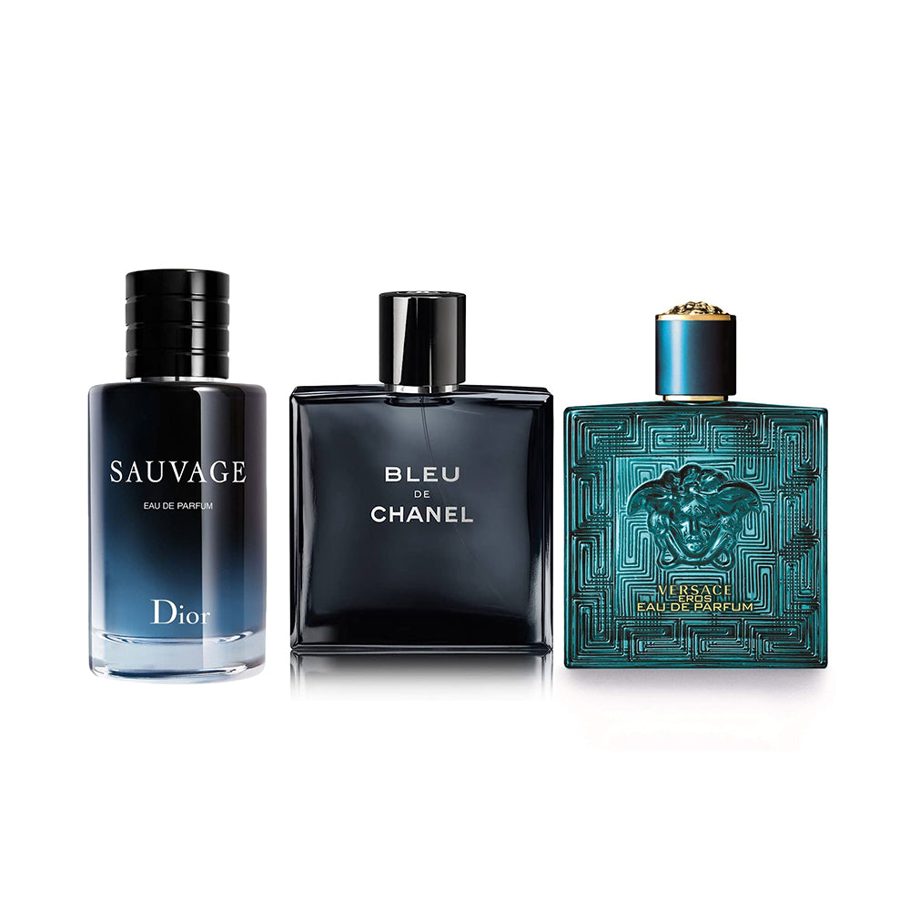 Sauvage+Blue De channel+Versace Eros