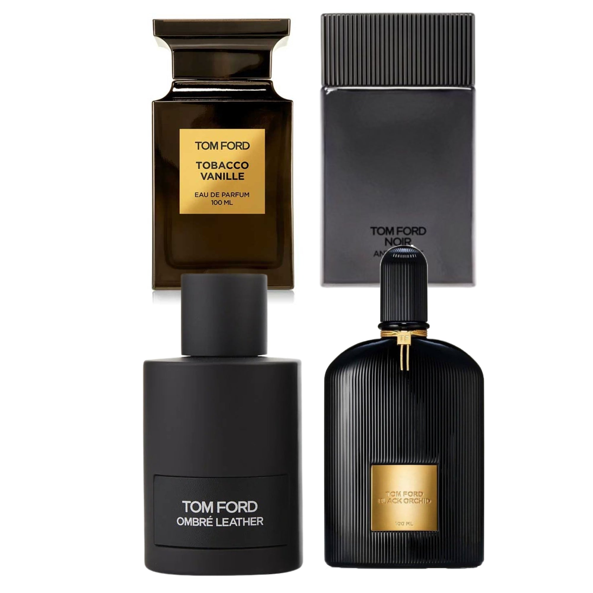 Tom Ford Tobbaco Vanillia+Tom Ford Ombre Leather+Tom Ford Black orchid+Tom ford Noir